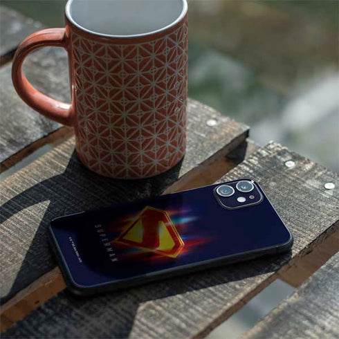 Superman 2025 Energy Shield Neon Emblem iPhone 11 Skin